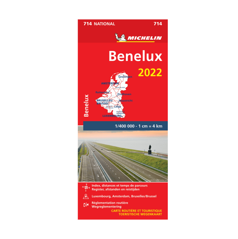 CN Benelux 714 - CARTES ET GUIDES MICHELIN