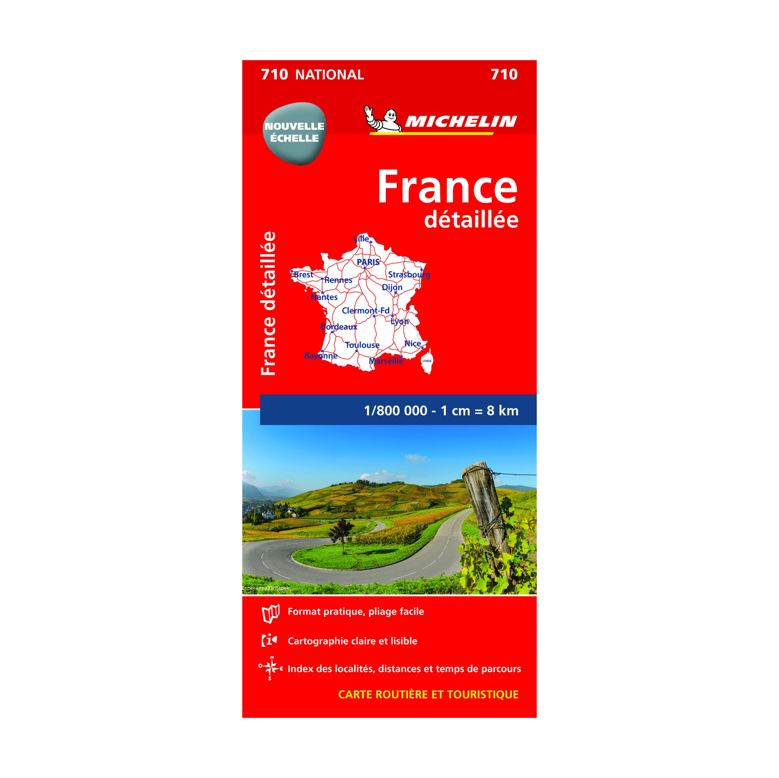 Carte France D taill e Michelin Boutique De L Aventure Michelin