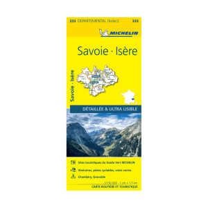Regional Map 333 Savoie and Isère - maps and guides Michelin