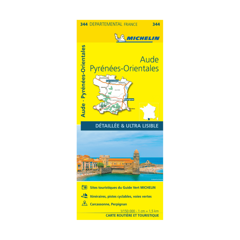 CR 344 Aude Pyrénées Orientales - CARTES ET GUIDES MICHELIN