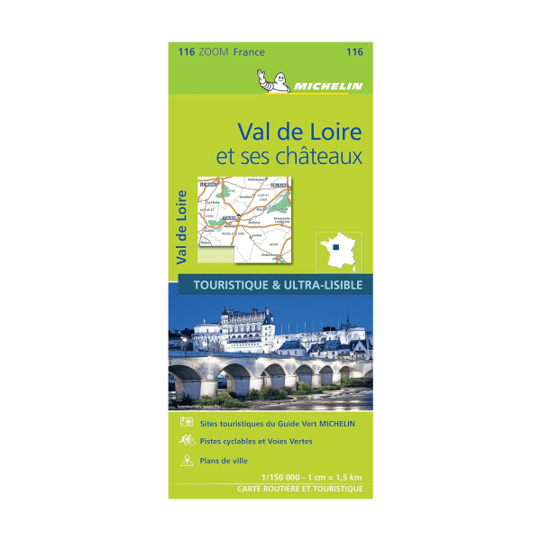 Carte Zoom 116 Val de Loire - Cartes et guides MIichelin