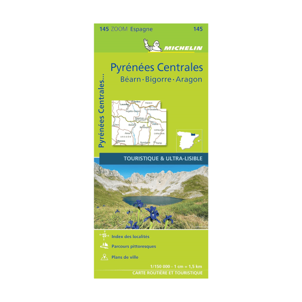 Carte Zoom 145 Pyrennes Centrales - Cartes et guides MIichelin