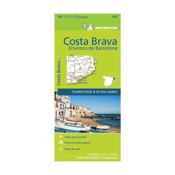 Carte Zoom 147 Costa Brava - Cartes et guides MIichelin