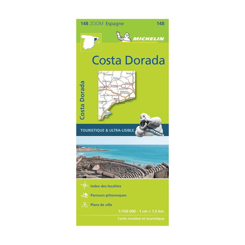 Carte Zoom 148 Costa Dorada- Cartes et guides MIichelin