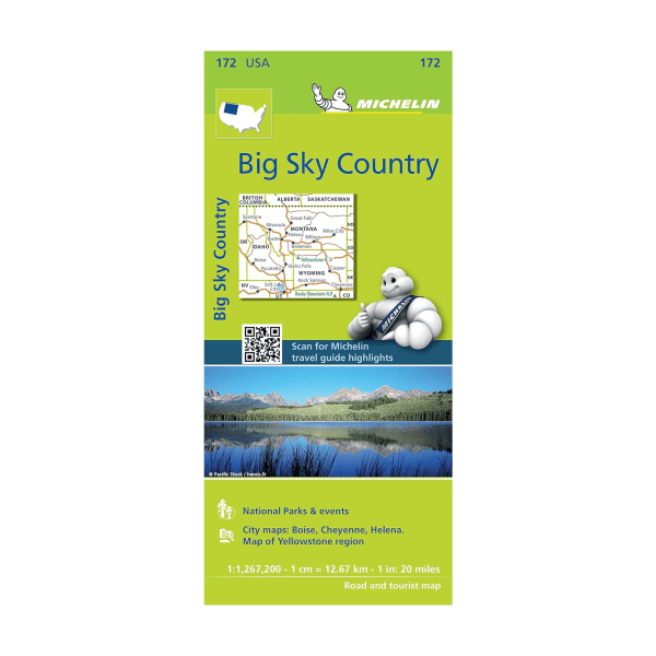 Carte Zoom 172 Big Sky Country- Cartes et guides MIichelin
