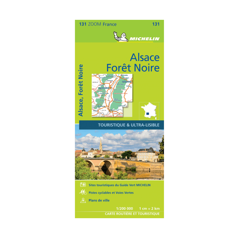 Carte zoom Alsace Forêt Noire - CARTES ET GUIDES MICHELIN