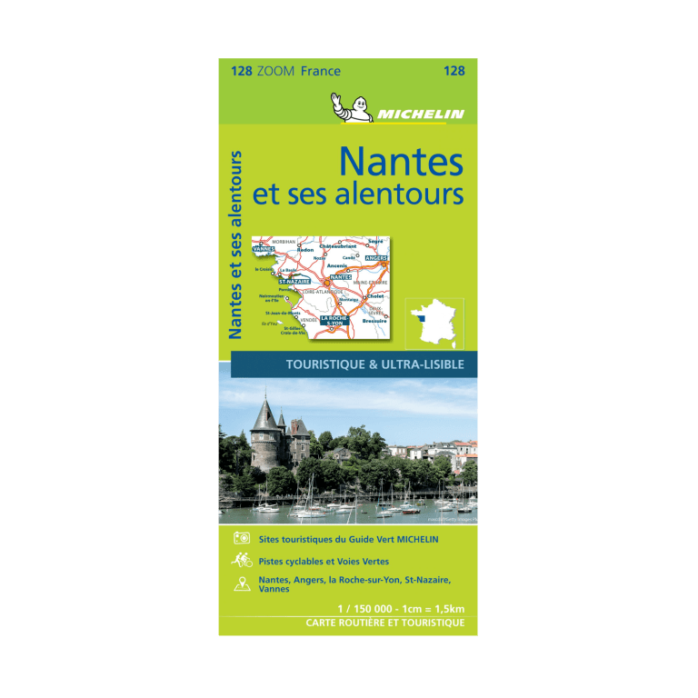 Carte zoom Nantes et ses alentours - CARTES ET GUIDES MICHELIN