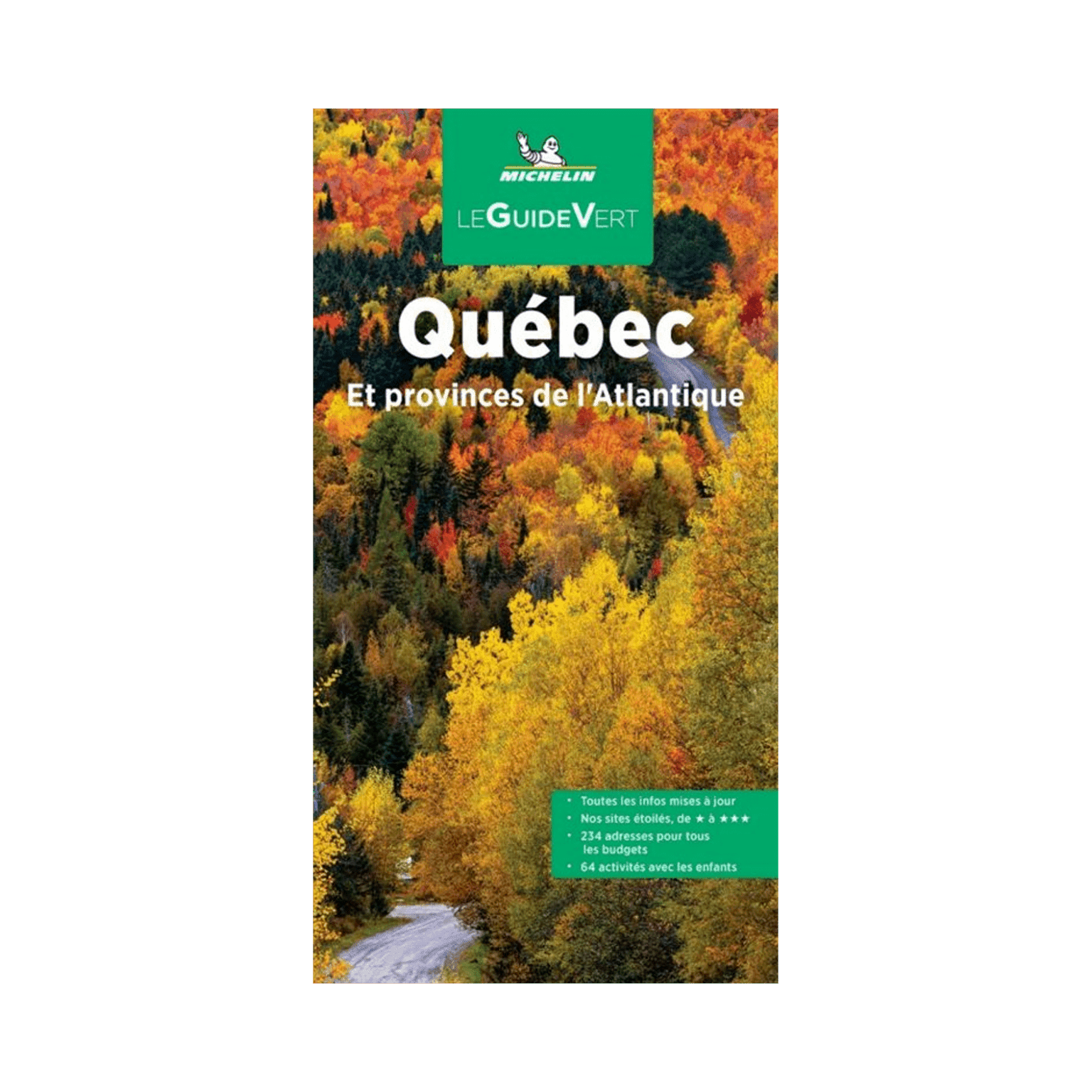 Guide Vert Québec et Provinces de l'Atlantique Michelin Boutique de