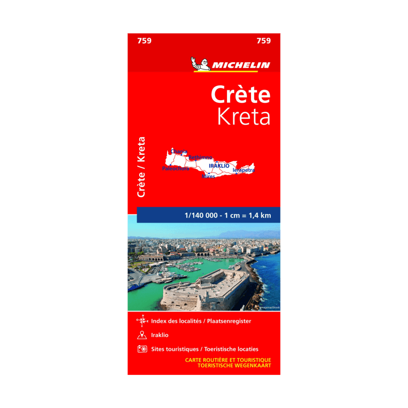 carte Crète Michelin - CARTES ET GUIDES MICHELIN