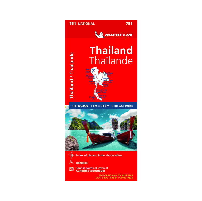 carte thailande - CARTES ET GUIDES MICHELIN