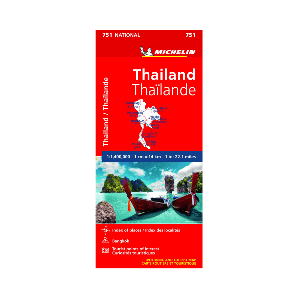 Carte Nationale Thaïlande 751 - Michelin