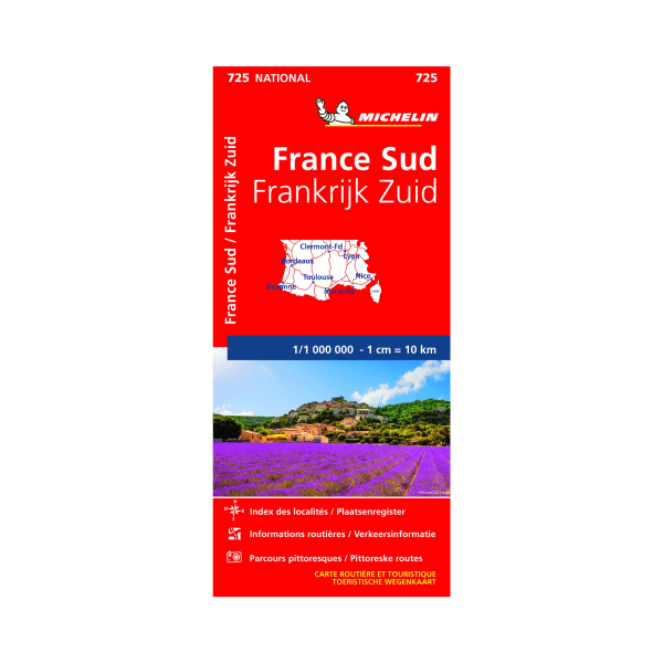 Carte nationale 725, France Sud - Michelin