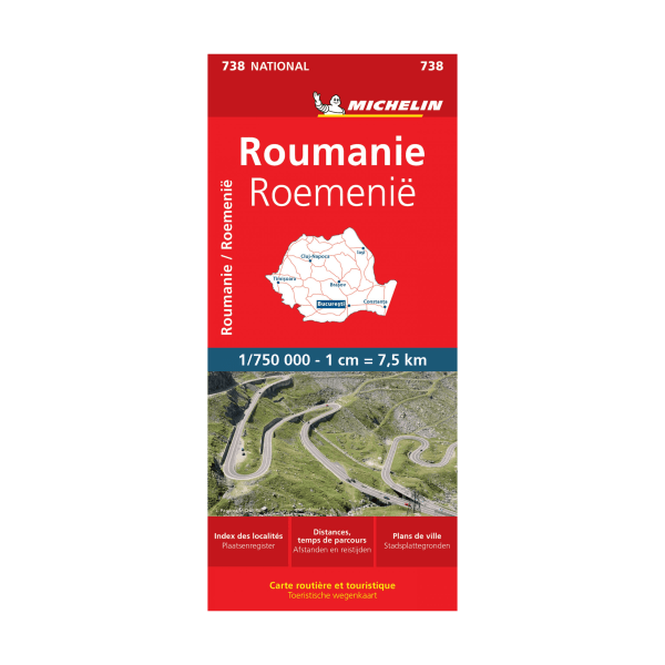 Carte Nationale Roumanie - Cartes et guides Michelin