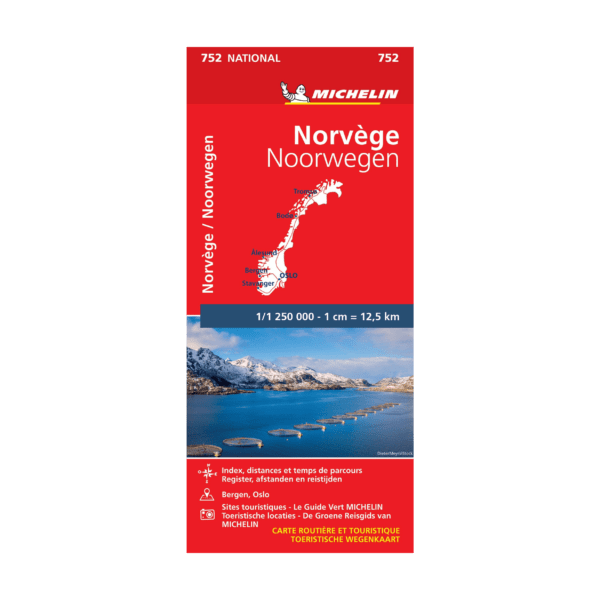 carte nationale norvège michelin - Cartes et Guides MICHELIN