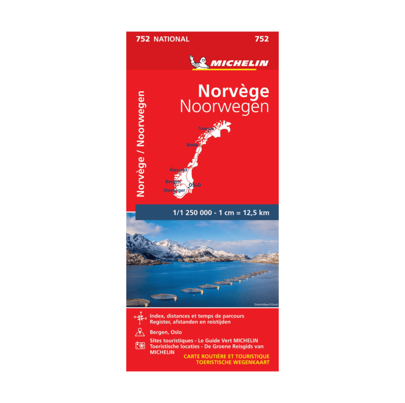 carte nationale norvège michelin - Cartes et Guides MICHELIN