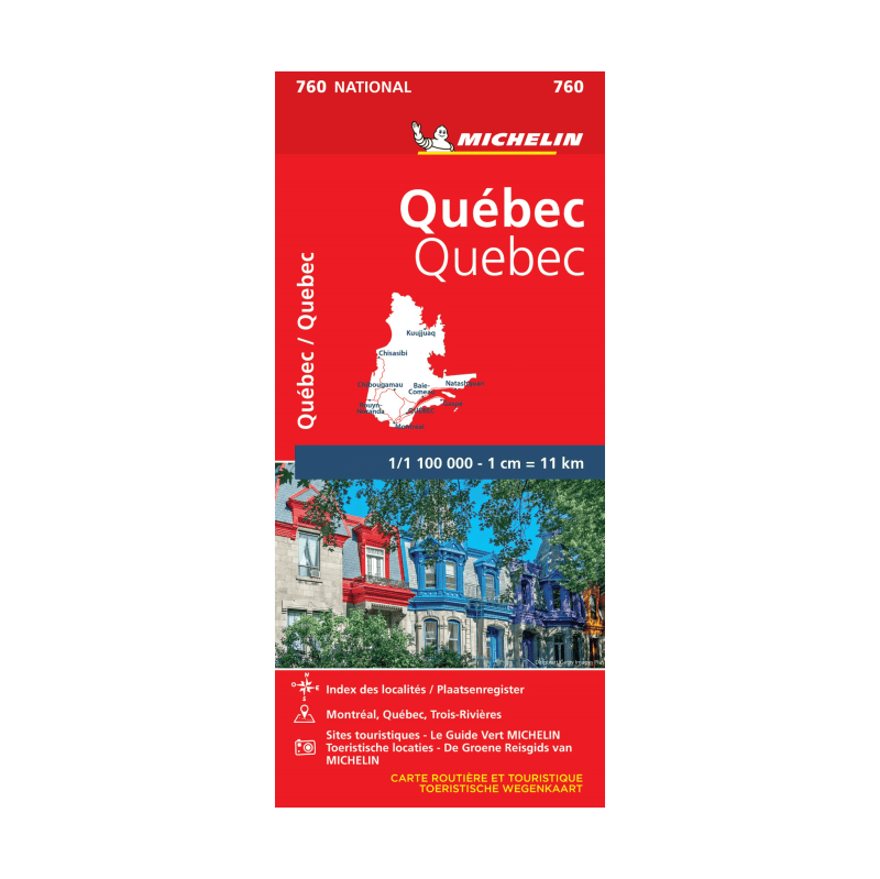 Carte Nationale Québec - Cartes et guides Michelin