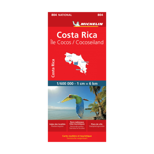 National Map Costa Rica - maps and guides Michelin