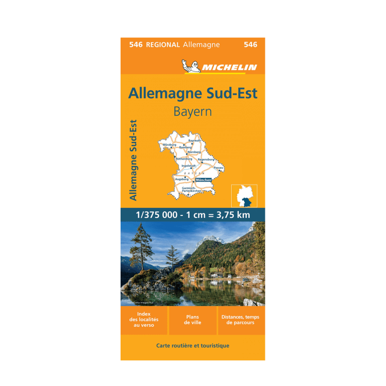 South-East Germany Regional Map 546 - MICHELIN MAPS AND GUIDES
