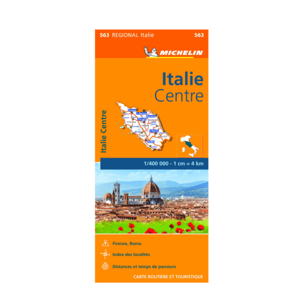 Central Italy Regional Map 563 - MICHELIN MAPS AND GUIDES