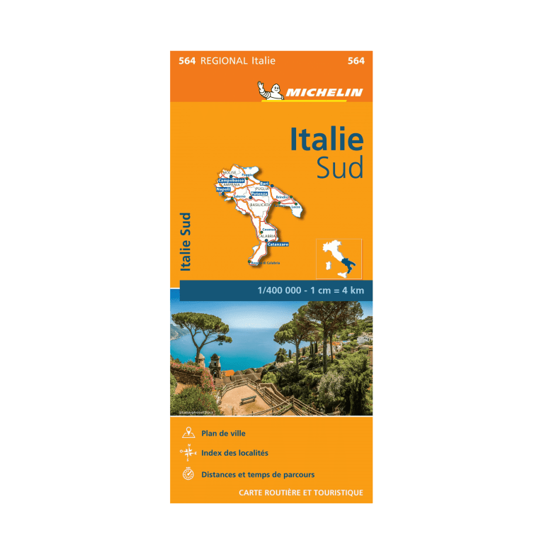 Southern Italy Regional Map 564 - MICHELIN MAPS AND GUIDES