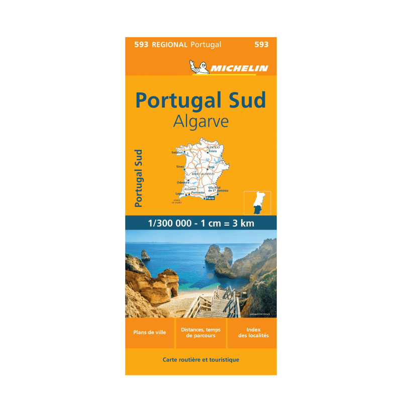 Southern Portugal Regional Map 593 - MICHELIN MAPS AND GUIDES