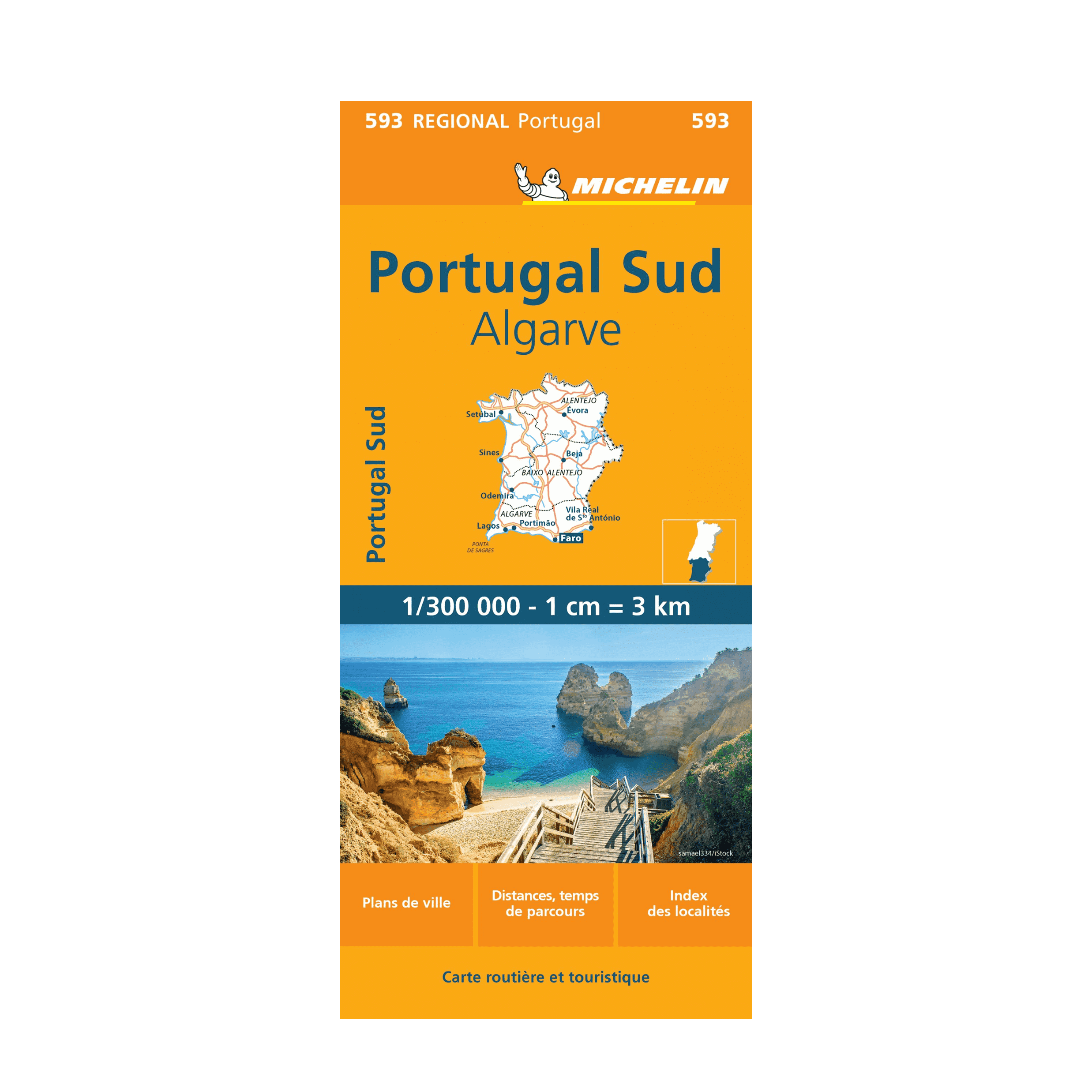 Portugal Sul, Algarve Regional Map 593 (Michelin Regional Maps) by Michelin  The