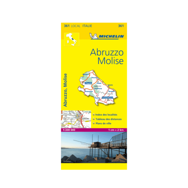 Abruzzo Molise Local Map - MICHELIN MAPS