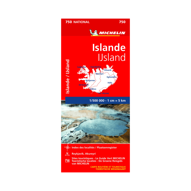 Iceland National Map - MICHELIN MAPS