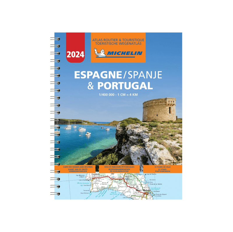 Atlas Espagne Portugal 2024 - cartes et Guides Michelin