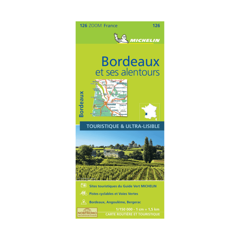 Carte zoom Bordeaux-cartes et guides