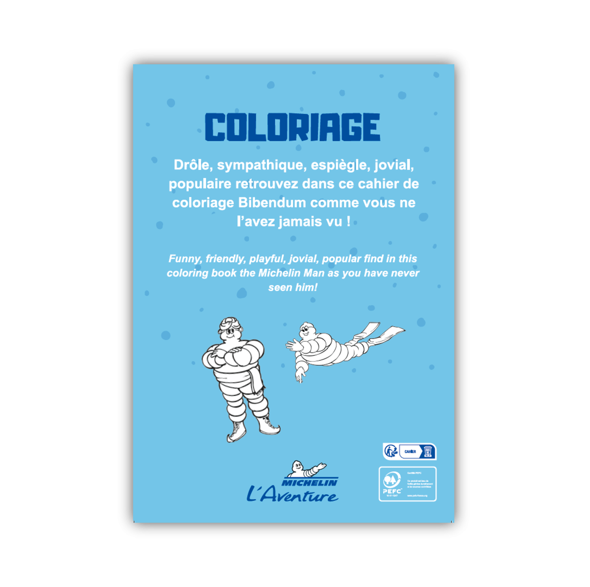 Cahier de coloriage Michelin Boutique de l'Aventure Michelin