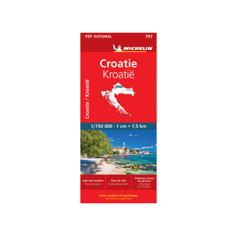 CN 757 Croatie - cartes et guides