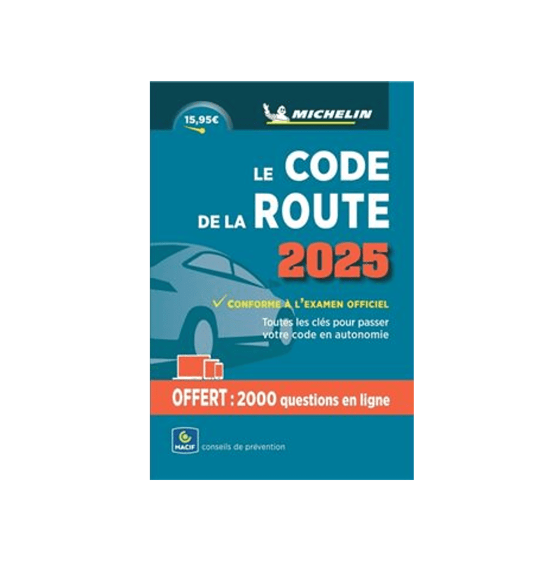 Le code de la route 2025 - Michelin Book