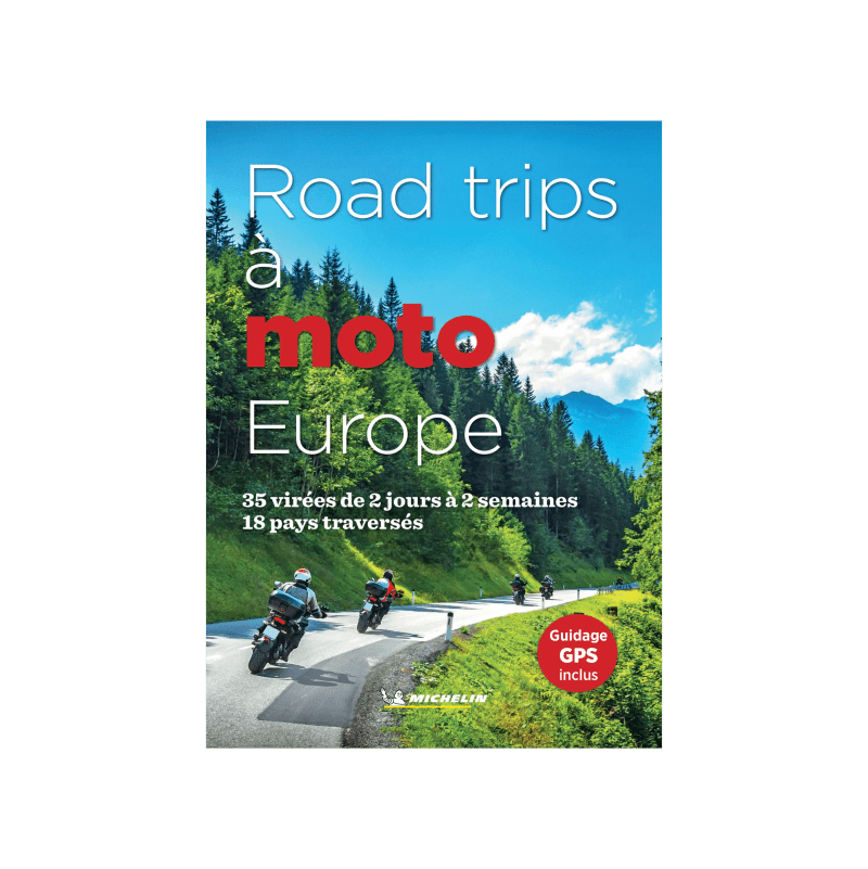 Road trips à moto Europe - Cartes et guides Michelin