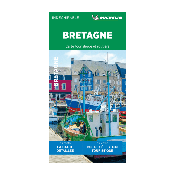 Carte routière touristique Bretagne