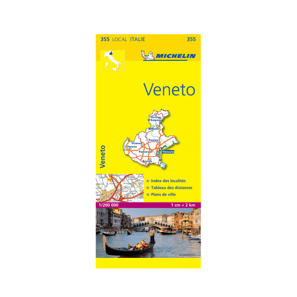 Carte locale 355, "Veneto" - Michelin