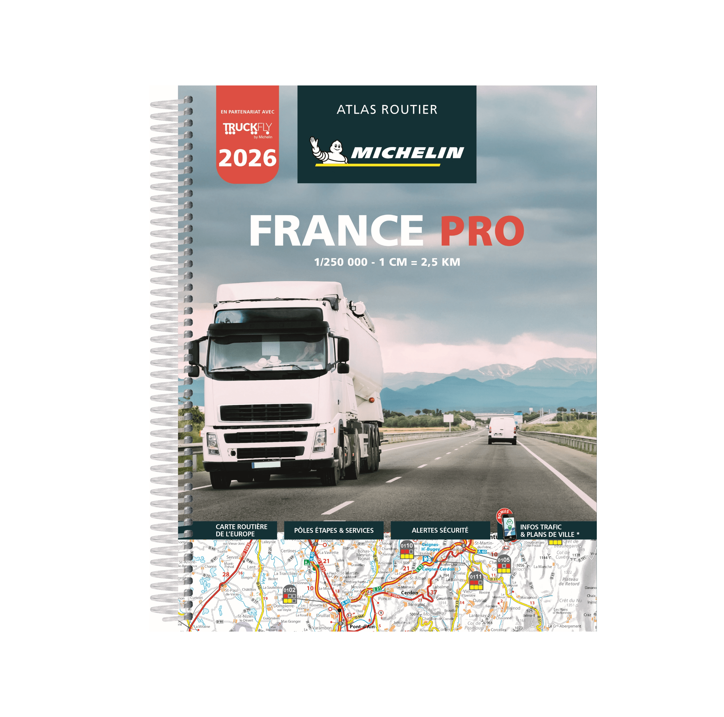 Atlas France pro 2026 - Cartes et guides Michelin
