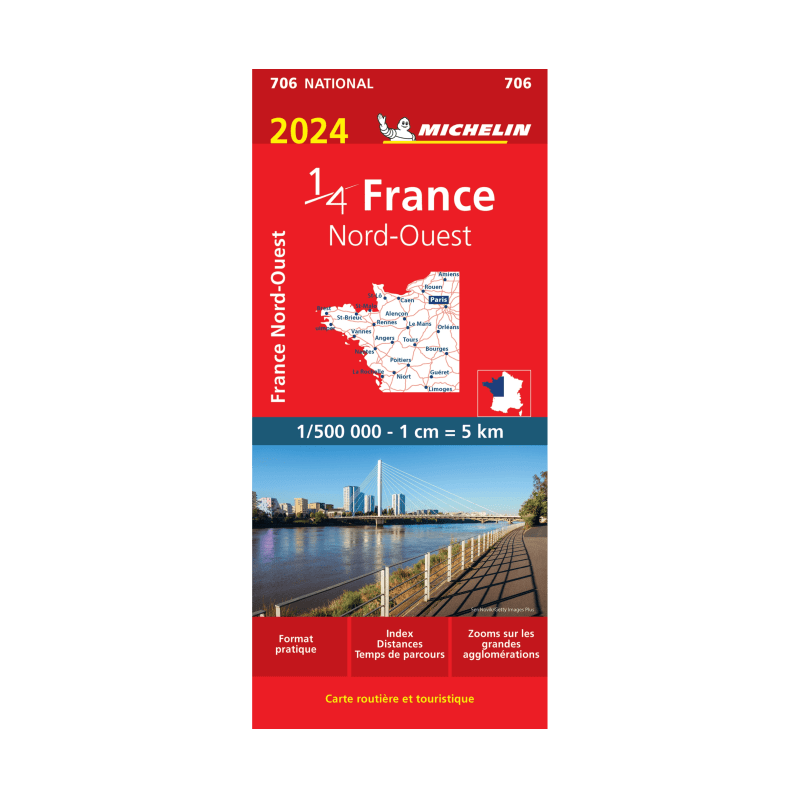 CN France Nord-Ouest - cartes et guides Michelin
