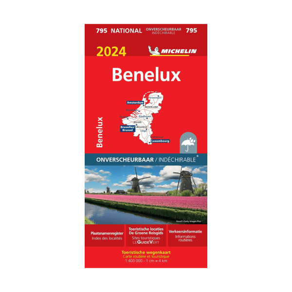 Carte national 795 Benelux Indéchirable - cartes et guides Michelin