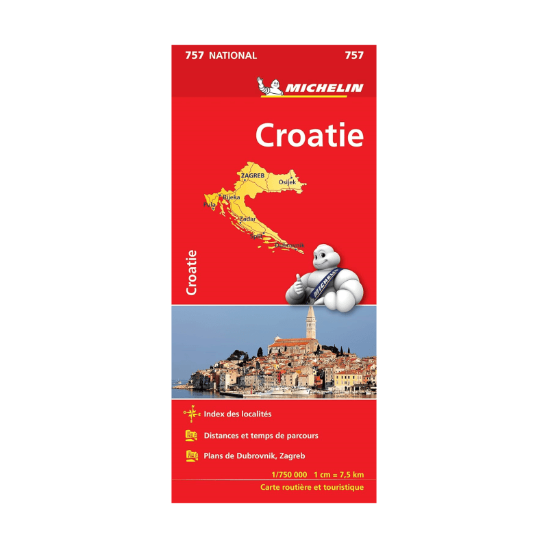 CN 757 Croatie - cartes et guides