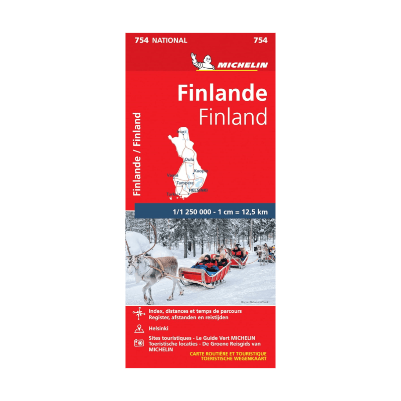CN Finlande 754 - CARTES ET GUIDES MICHELIN