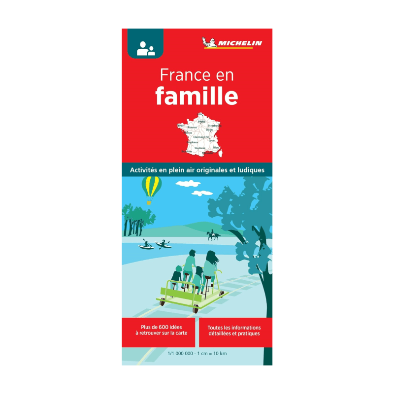 National Map Michelin "The France In Family"