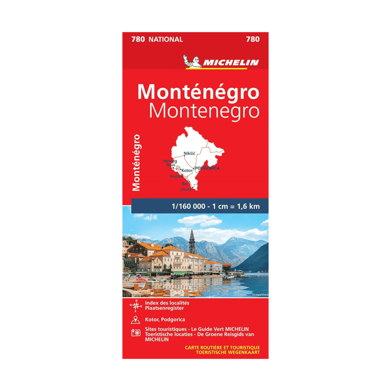CN 780 Monténégro - CARTES ET GUIDES MICHELIN
