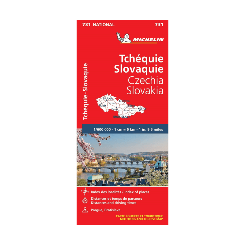 CN 731 Tchéquie Slovaquie - cartes et guides Michelin