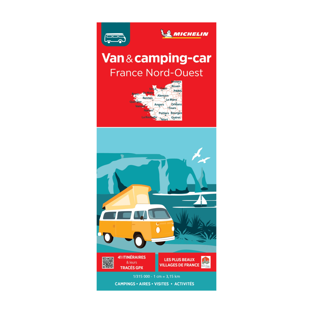 Carte Nationale Van et Camping car France Nord Ouest - Cartes et Guides Michelin