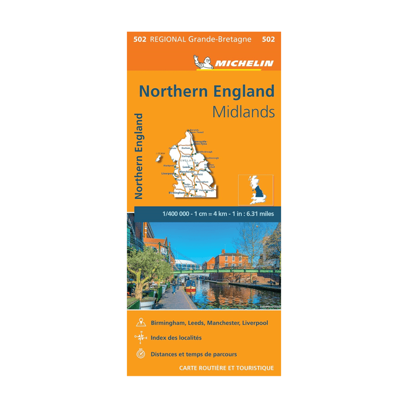 Carte Régionale 502 Northern England