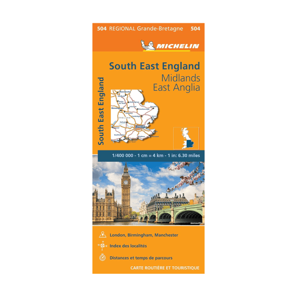 Carte Régionale 504 South East England