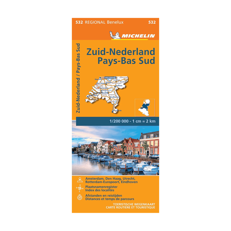 Carte Régionale 532 Pays Bas Sud