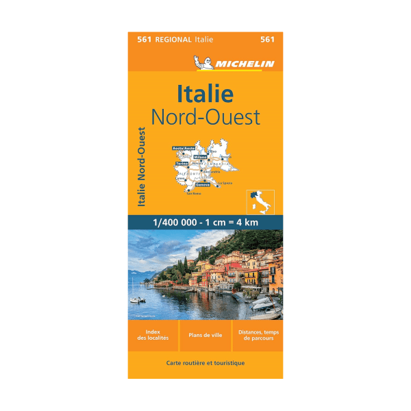 Carte Régionale 561 Italie Nord Ouest