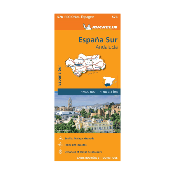 Carte Regionale 578 Espagne Sud